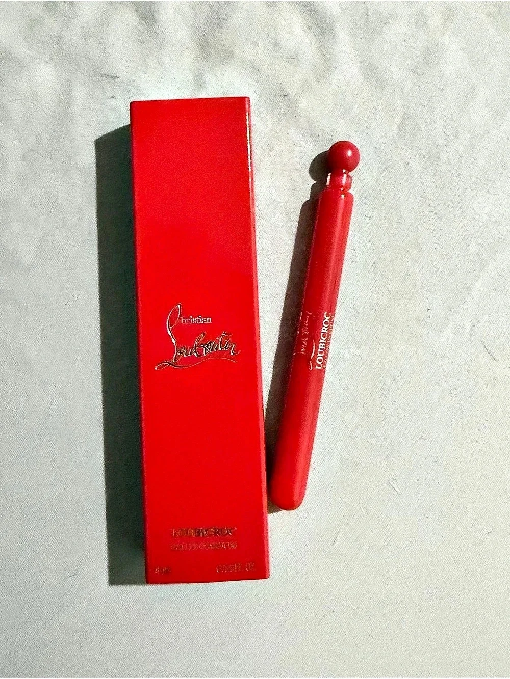 Original red Chritian Louboutin gift bag and perfume sample Loubicroc 4ml